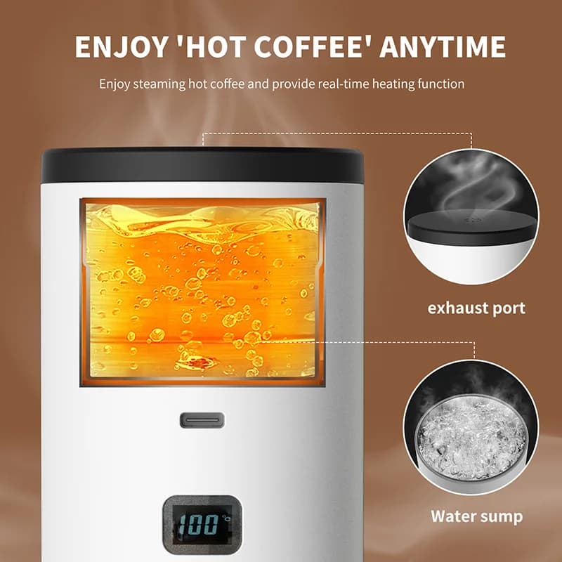 Portabel elektrisk kaffebryggare 7800mAh