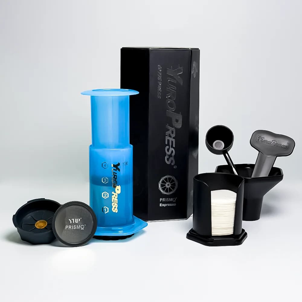 Portabel fransk press kaffebryggare
